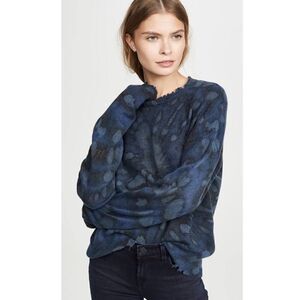 RtA Emma 100% Cashmere Dark Tie Dye Sweater Size small MSRP $595